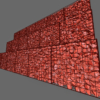 Gabion Wall 3D Model x5 Stone Retaining Modular Units