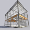 Event Temporary Structure Losberger De Boer Delta 3D Model Double Deck Collection