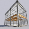 Event Temporary Structure Losberger De Boer Delta 3D Model Double Deck Collection