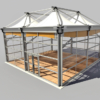 Event Temporary Structure 3D Model Losberger De Boer Delta