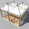 Event Temporary Structure 3D Model Losberger De Boer Delta