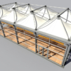 Event Temporary Structure 3D Model Losberger De Boer Delta