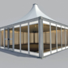 Chalet Event Tent 3D Model Collection Losberger De Boer