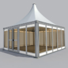 Chalet Event Tent 3D Model Collection Losberger De Boer