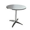 Inox Aluminium Cafe Bistro Table 3D Model Collection