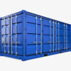 20ft Open Sided Shipping Container 3D Model (Standard Size)