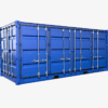 20ft Open Sided Shipping Container 3D Model (Standard Size)