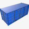 20ft Open Sided Shipping Container 3D Model (Standard Size)