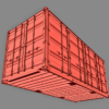 20ft Open Sided Shipping Container 3D Model (Standard Size)