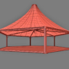 Losberger De Boer Acropolis Chalet Event Tent 3D Model & Marquee Gazebo