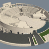 Katara Amphitheatre 3D Model Doha Qatar Event Venue Greek Roman Theater