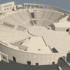 Katara Amphitheatre 3D Model Doha Qatar Event Venue Greek Roman Theater