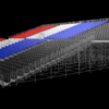 Grandstand Stadium Seating 3D Model