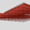 Grandstand Stadium Seating 3D Model