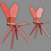 Tom Dixon Y Chair Sled 3D Model