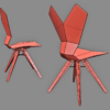 Tom Dixon Y Chair Sled 3D Model