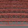 H40D Triangular Curved Truss 3D Model Collection