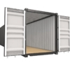 (High Cube Size) Shipping Container 40ft 3D Model Super Heavy