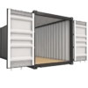 Shipping Container 20ft 3D Model (Standard Size)