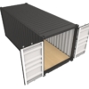 Shipping Container 20ft 3D Model (Standard Size)