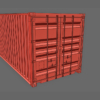 Shipping Container 40ft 3D Model (Standard Size)