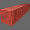 Shipping Container 40ft 3D Model (Standard Size)