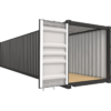 Shipping Container 40ft 3D Model (Standard Size)