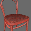 Thonet 214 Bentwood Chair 3D Model