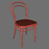 Thonet 214 Bentwood Chair 3D Model