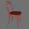 Thonet 214 Bentwood Chair 3D Model