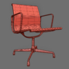 Eames EA105 Aluminium Office Chair 3D Model