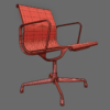 Eames EA105 Aluminium Office Chair 3D Model