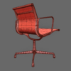 Eames EA105 Aluminium Office Chair 3D Model