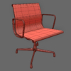 Eames EA105 Aluminium Office Chair 3D Model