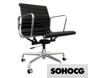 Eames EA117 Aluminium Office Chair 3D Model