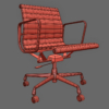 Eames EA117 Aluminium Office Chair 3D Model