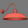 Gooseneck Barn Lamp 3D Model