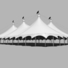 Big Top Grand Event Circus Festival Tent 3D Model 60x45m & 45x45m