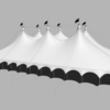 Big Top Grand Event Circus Festival Tent 3D Model 60x45m & 45x45m