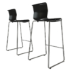 IKEA Glenn Bar Stool 3D Model 66cm & 77cm