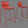 IKEA Glenn Bar Stool 3D Model 66cm & 77cm