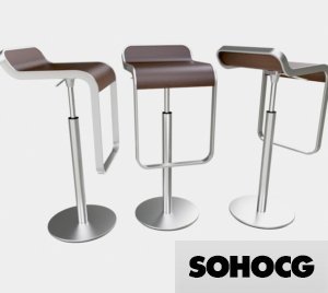 LaPalma LEM Stool 3D Model Collection