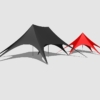 Star Tent 3D Model Single & Double Peak Event Canopy