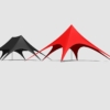 Star Tent 3D Model Single & Double Peak Event Canopy