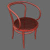 Thonet 209 Bentwood Chair 3D Model