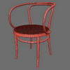 Thonet 209 Bentwood Chair 3D Model