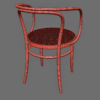 Thonet 209 Bentwood Chair 3D Model