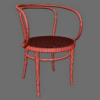 Thonet 209 Bentwood Chair 3D Model