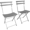 EMU Folding Metal Bistro Chair & Table 3D Model Collection French Outdoor Cafe Garden