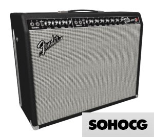 Fender Twin Reverb Guitar Amplifier 3D Model